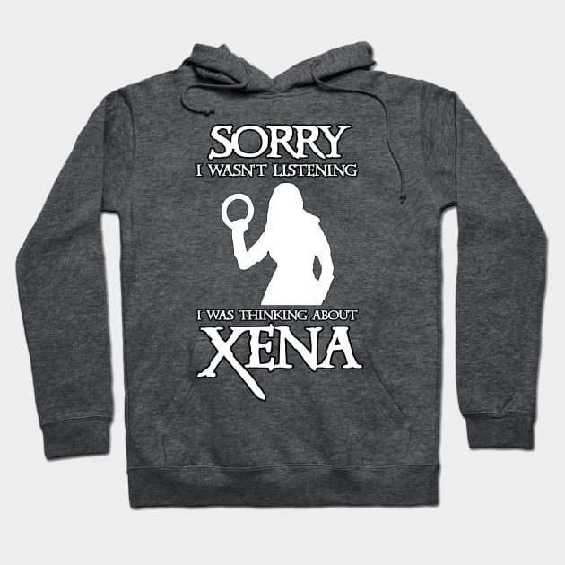 Thinking About Xena Hoodie by CharXena